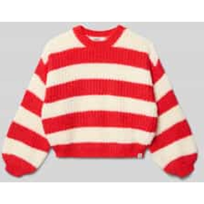 GARCIA Meisjes Effen Trui Rood Lange mouw