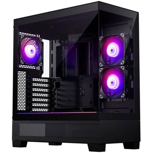 Phanteks XT View Tempered Glass Windows, D-RGB - schwarz Midi-tower Gaming-behuizing, Behuizing, PC-behuizing Zwart