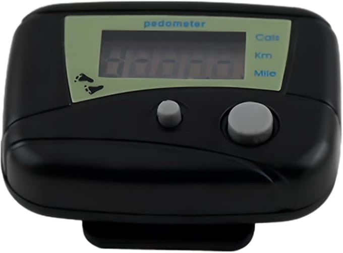 Stappenteller Activiteit Meter - Digitaal Loop Tracker - Fitness Doelen - Geavanceerde Sensor - 5.5 x 4.5 x 2.5 cm