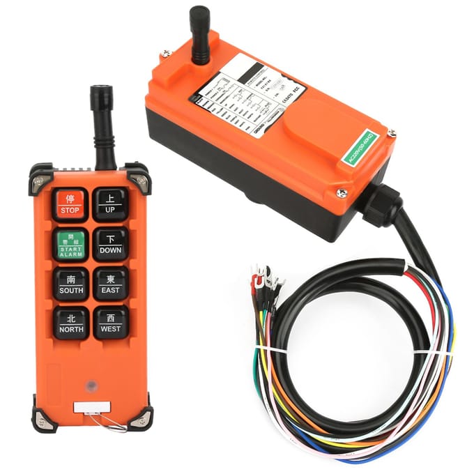 220V Radio Industrielle Télécommande Sans Fil Émetteur&Récepteur F21‑E1B