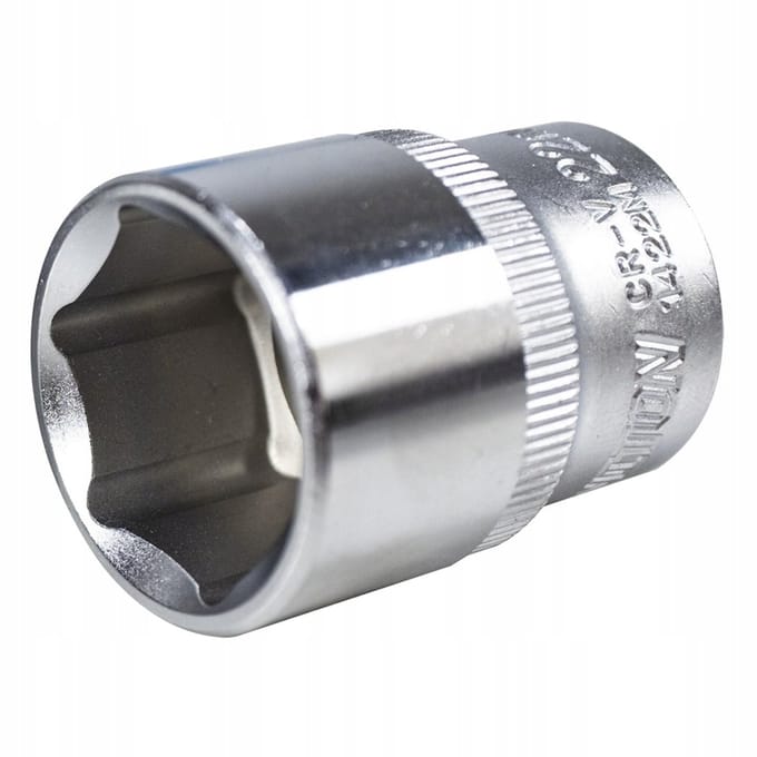 Honiton - Korte Zeskantige Dopsleutel - 1/2" - 27 mm - CrV Staal