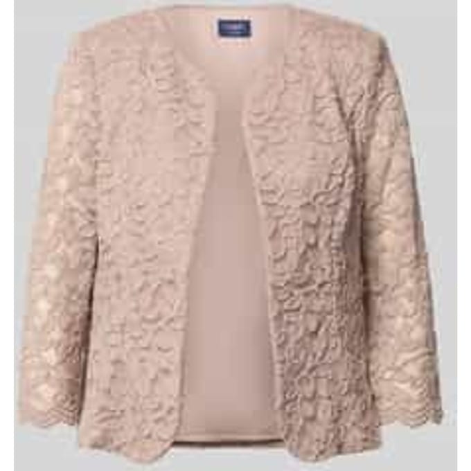 Blazer met kant en 3/4-mouw