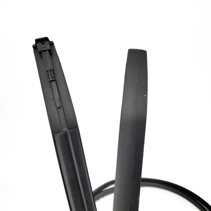 Dakdruppellijst 2 stuks Toyota Yaris Hatchback 2007-2011 Regenbestendig gray