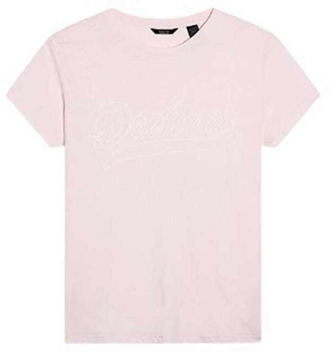 Dockers Graphic Slim T-shirt Met Korte Mouwen Roze M Vrouw