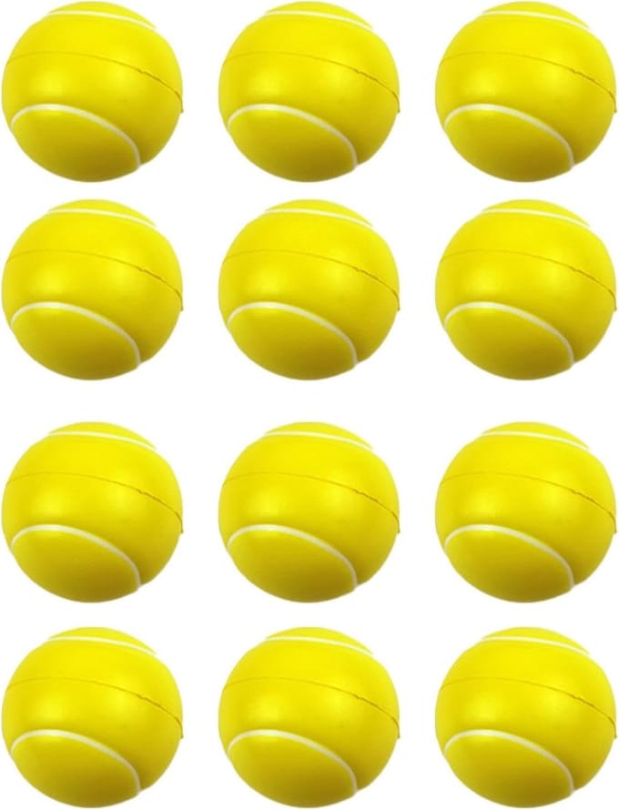 Schuim Tennisballen - Trainingsballen Elastisch - Beginner Training - Zachte Schuimspons Materiaal - Diameter 5 cm - Groen