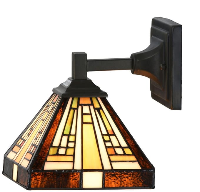 Tiffany Wandlamp Rising Sun - Art Deco Trade