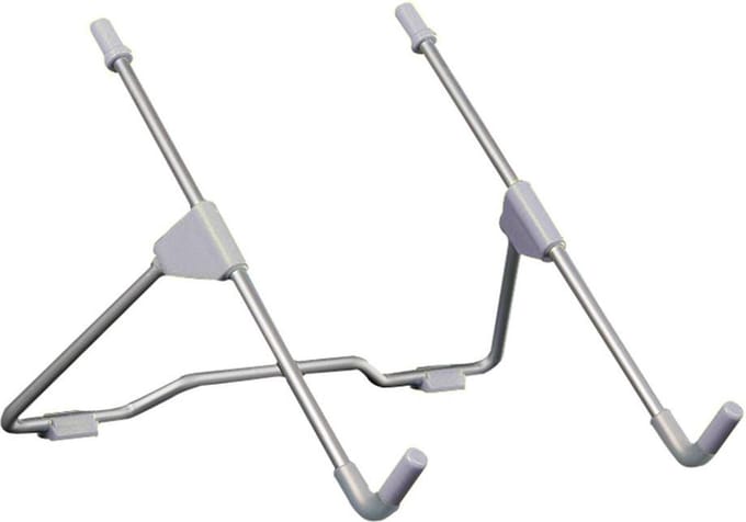 Universele Verstelbare & Opvouwbare Laptop Standaard | Laptop, Tablet, E-Reader & Boek | Aluminium Stand