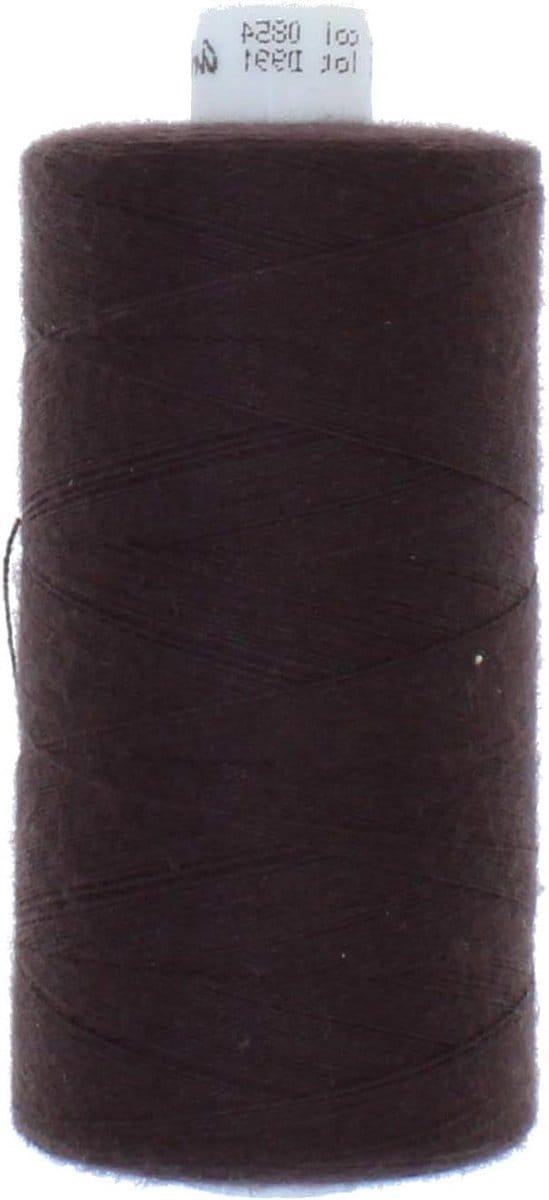 Naaigaren Rol - Polyester Garen - Kleding Maken - Hoge Scheurvastheid - 1000 Meter - Bruin