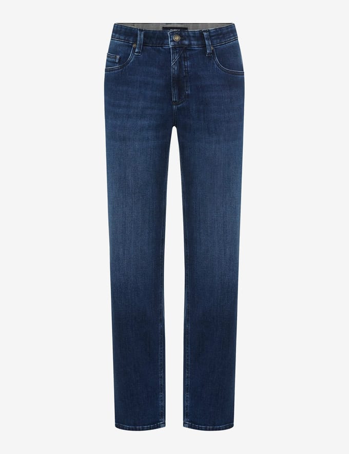 Eurex Heren Jeans  Style LUKE DARK BLUE, denim blauw regular, maat 38/32
