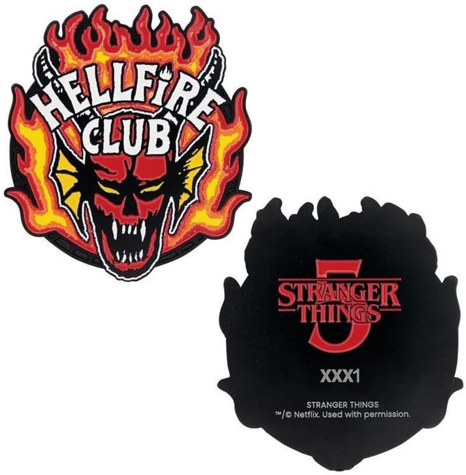 FaNaTtik Stranger Things Medallion Hellfire Club Limited Edition Decoration