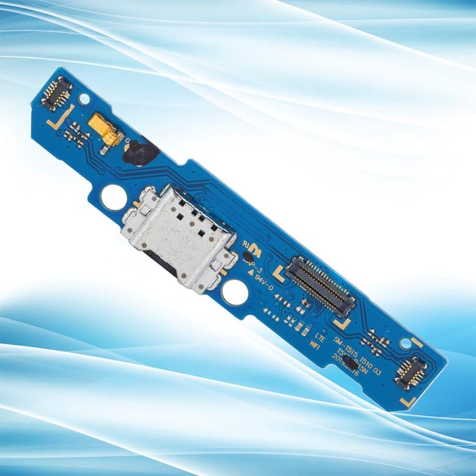 USB-poort Flexkabel voor Samsung Tab A 10.1  2019 T510 T515 Telefoon Oplaadinterface blue