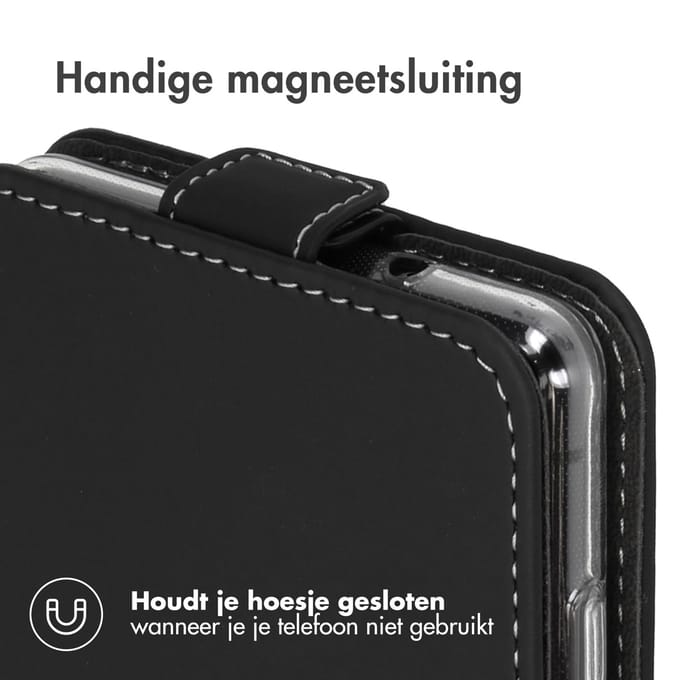 Accezz Hoesje - Geschikt voor Samsung Galaxy S20 FE - Flipcase - Zwart