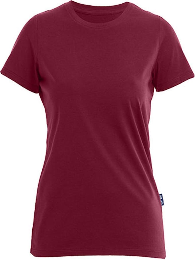 HRM - Women´s Luxury Roundneck Tees - Bordeaux - M