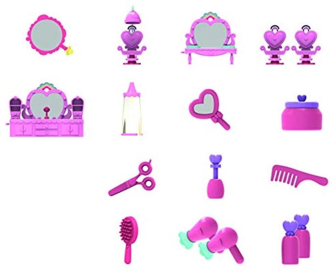 Mini Universe Cosmetica Koffer - Schoonheidssalon Speelset met Accessoires en Pop