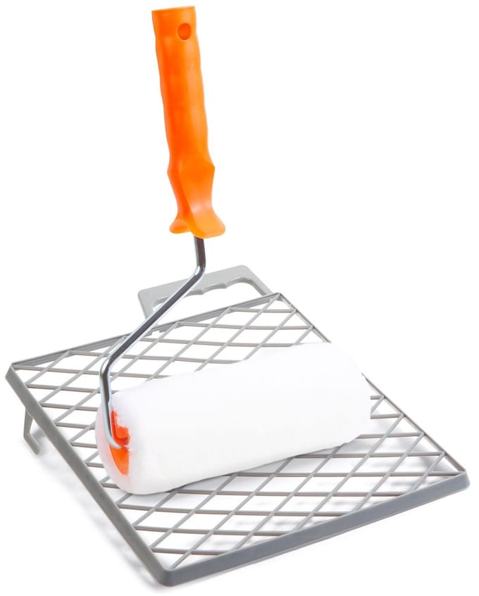 Verfroller Set 180 mm – Microfiber Verfroller Met Beugel En Verfrooster – Voor Muren, Hout, Latex- En Dispersieverf [11174A]