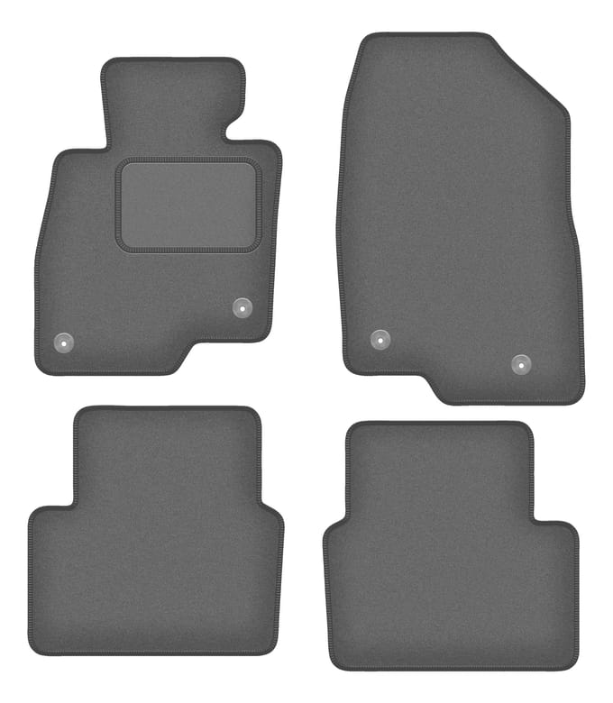 Automatten van grafiet voor: Mazda 3 III (BM) hatchback, sedan (2013-)