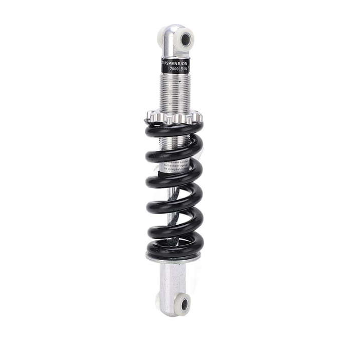 215mm Achterschokdemper Verstelbare Demper 2000lbs Universeel voor Mini Dirt Bikes ATV's Mountain black