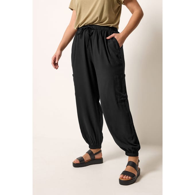 Yours Zwarte Cargoballonbroek Size 46