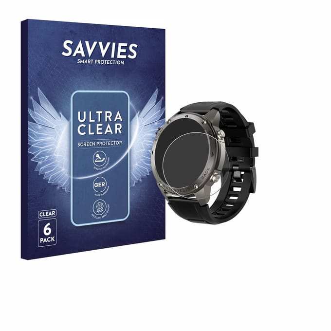 Savvies - Screenprotector voor Knauermann GPS 4 (2025) - Folie Beschermfolie transparant 6 Stuks