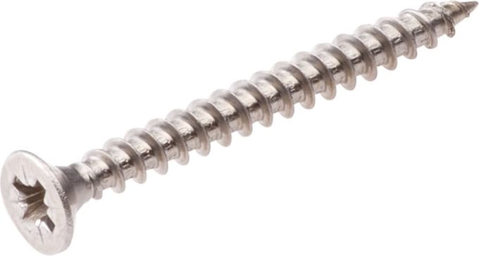 Hoenderdaal spaanderpl.schr.(a2)-pk 6,0x40 pozidrive RVS - doos à 100 stuks