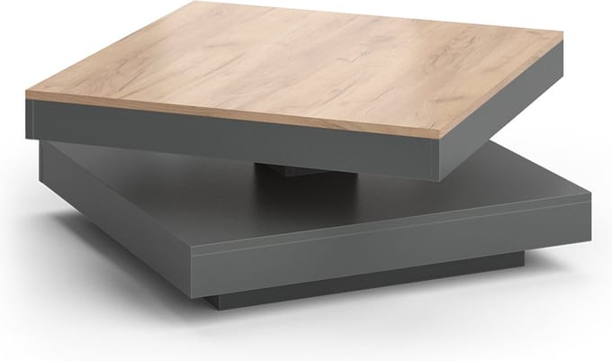 Vicco Elias Salontafel – 70 x 70 cm Antraciet