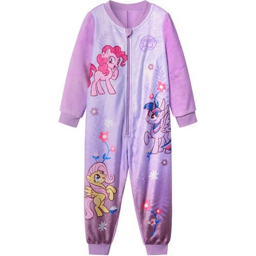 Lidl Pluche kinder onesie (Lila, 122/128)