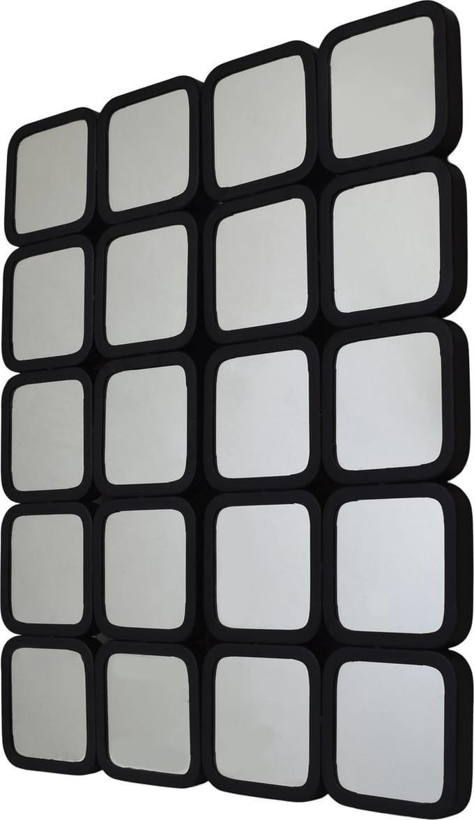 LOFT42 Spiegel Dory - Wandspiegel - Zwart - Metaal - 100x80