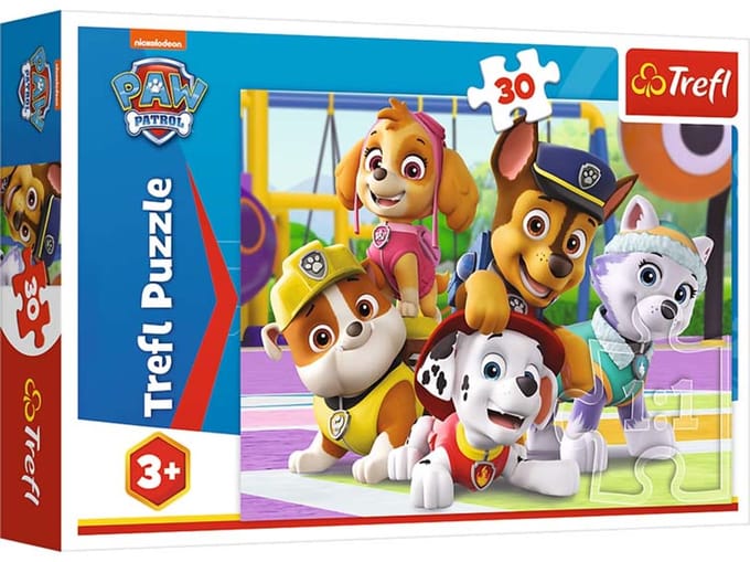 Trefl Puzzle - PAW Patrol - Paw Patrol always on time (30 pieces) 2D Puzzels