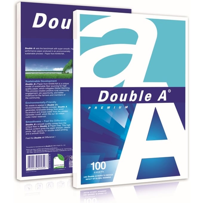 Kopieerpapier Double A Premium A4 80gr wit 100 vel
