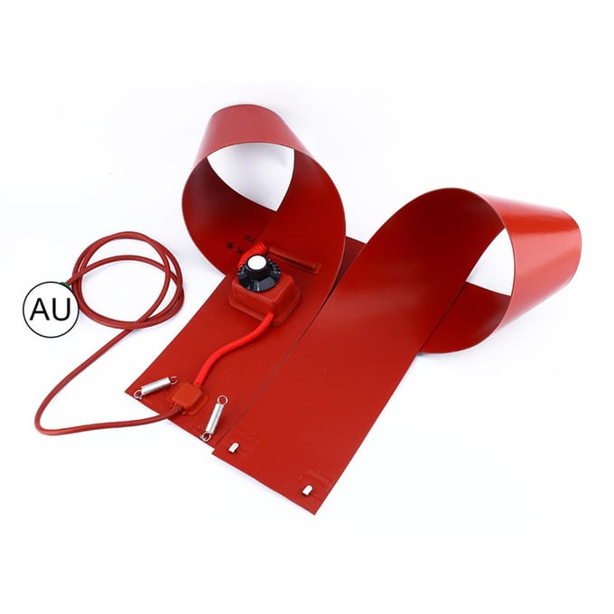 Nieuwe 200L55Gallon 1000W Siliconen Metaal Olievatverwarmer red