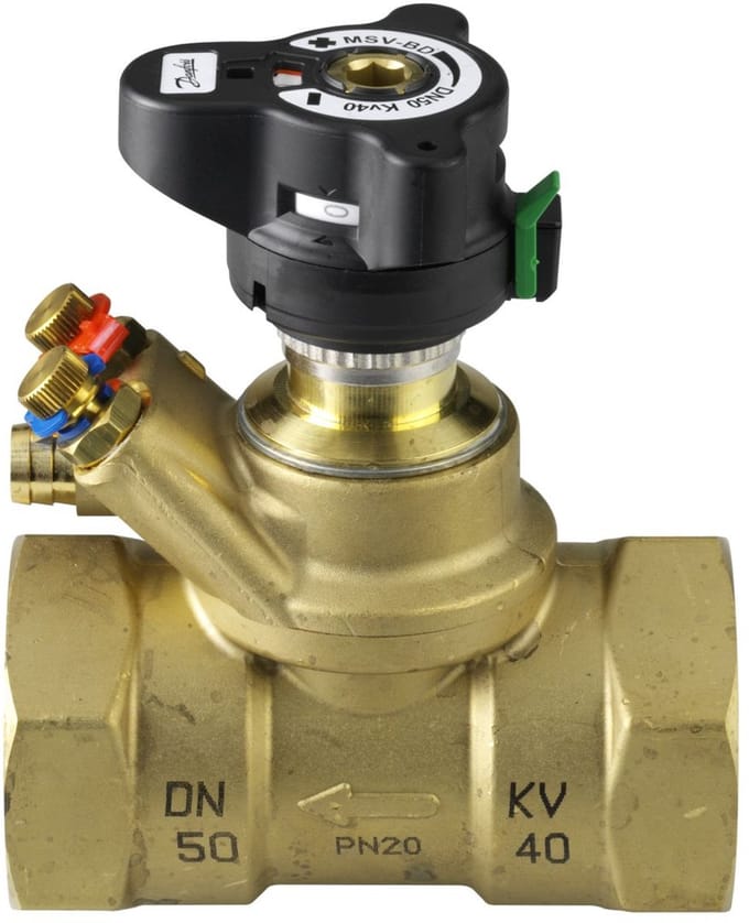 Danfoss Strangregel-u,Meetvent,MSV-BD Leno MSV-BD 50, Rp 2, 003Z4006