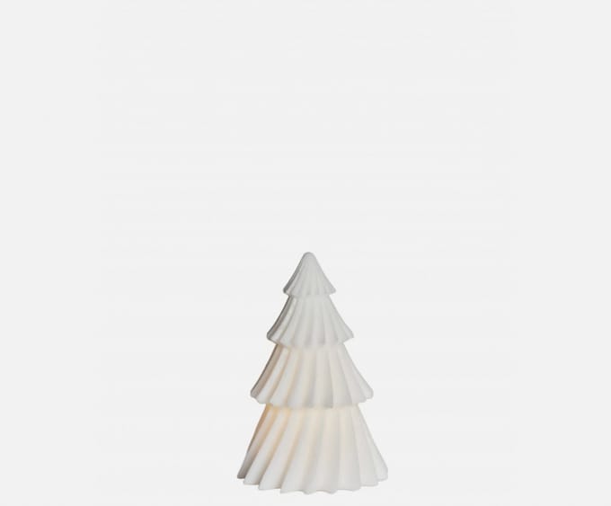 Sirius Olivia Kerstboom Boom Kerst - LED lamp - decoratie - wit - Ø11xH16 cm