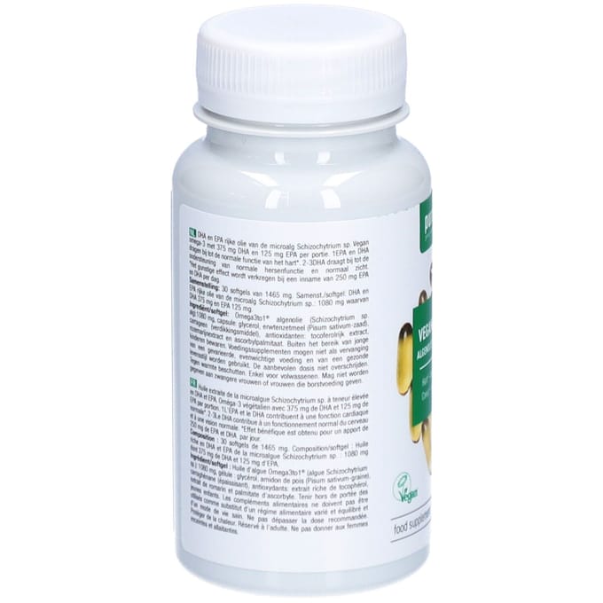 Purasana Vegan Omega-3 30 Zachte capsules
