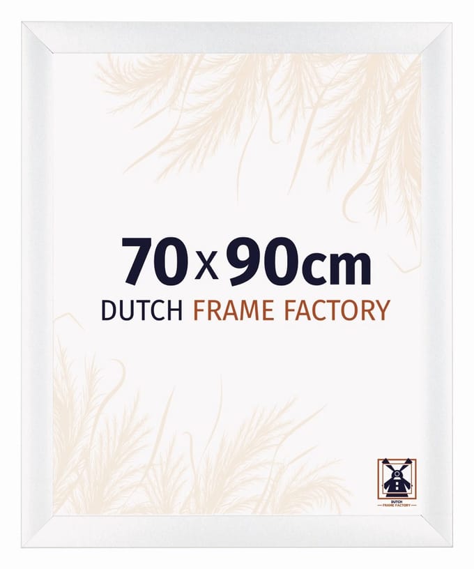 Fotolijst 70x90 cm - MDF - Wit Mat - Praag