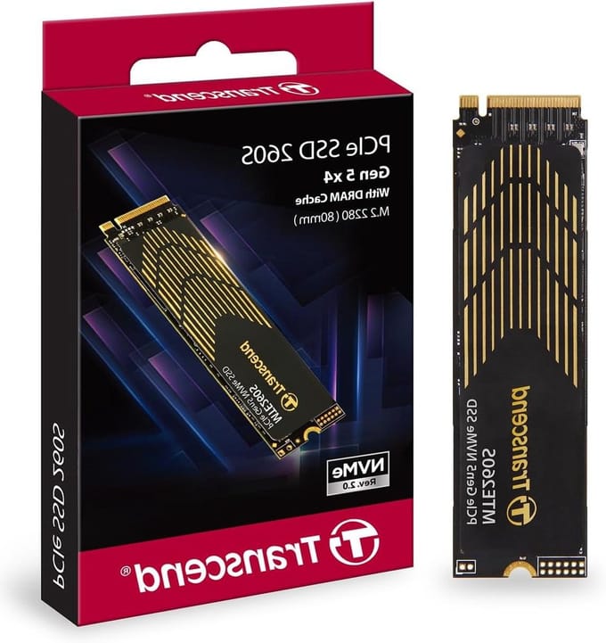 Interne SSD - NVMe SSD M.2 SSD - Snelle Dataoverdracht - PCIe Gen5 x4 Interface - 2TB - Zwart