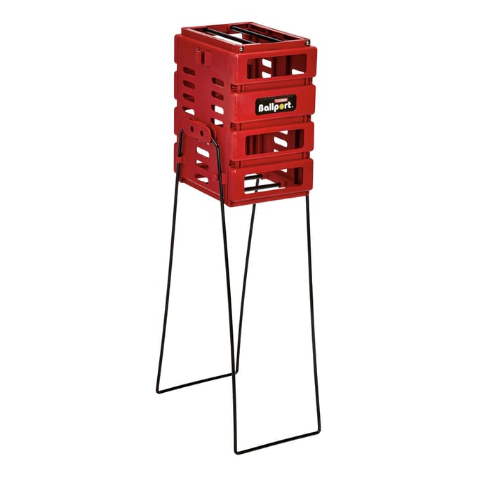 Tourna Mini Ballport 36 Ballenmand-Rood