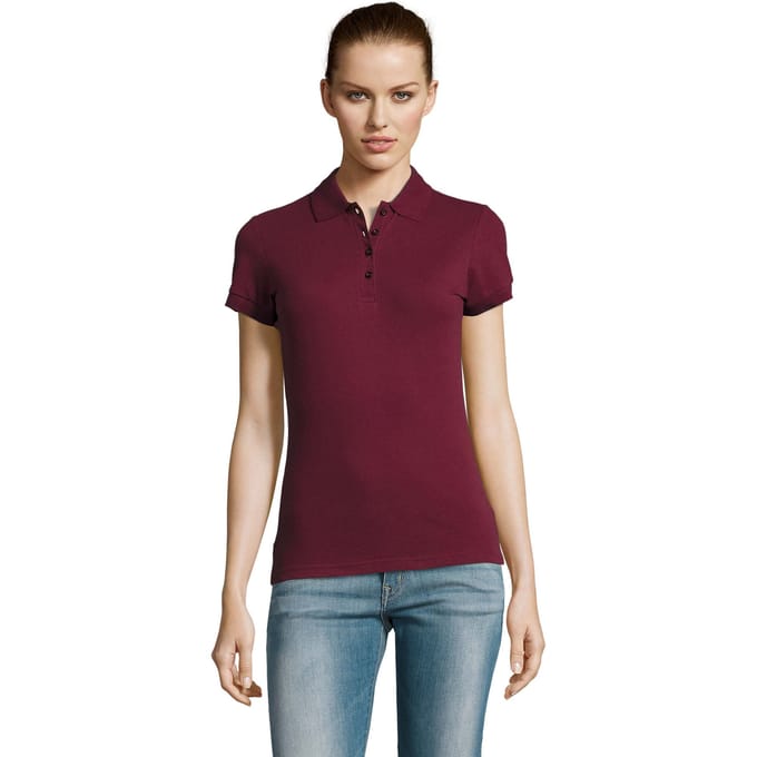 SOLS Dames/Dames Passion Poloshirt (Bourgondië)