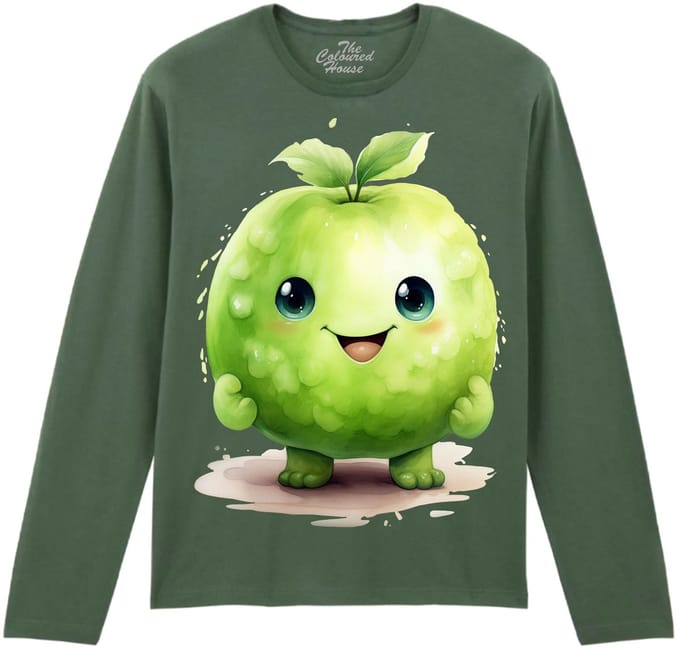 Appel Standing Apple The Coloured House Longsleeve T-shirt M