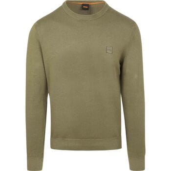 Regular fit gebreide pullover van een mix van katoen en kasjmier