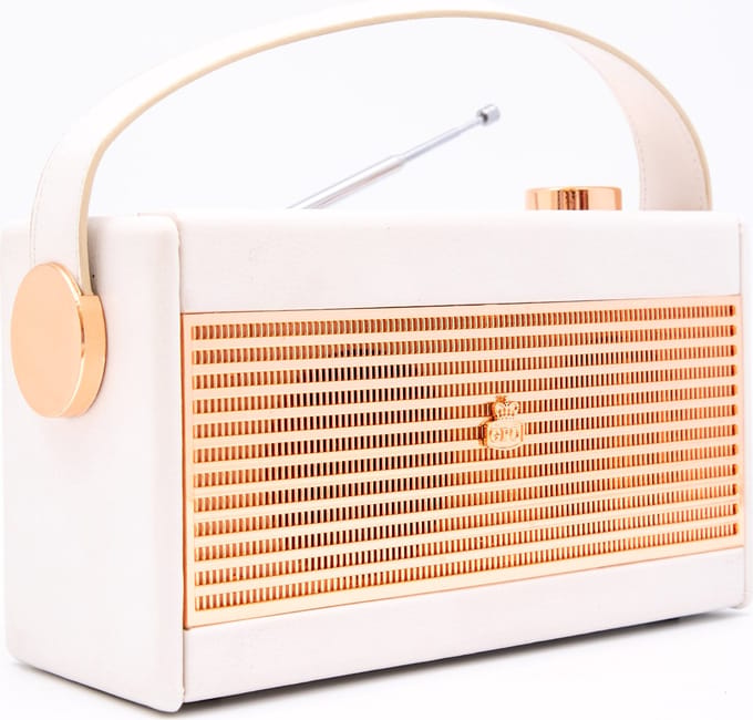 GPO DARCYCRE - Draagbare retro radio, Darcy, creme