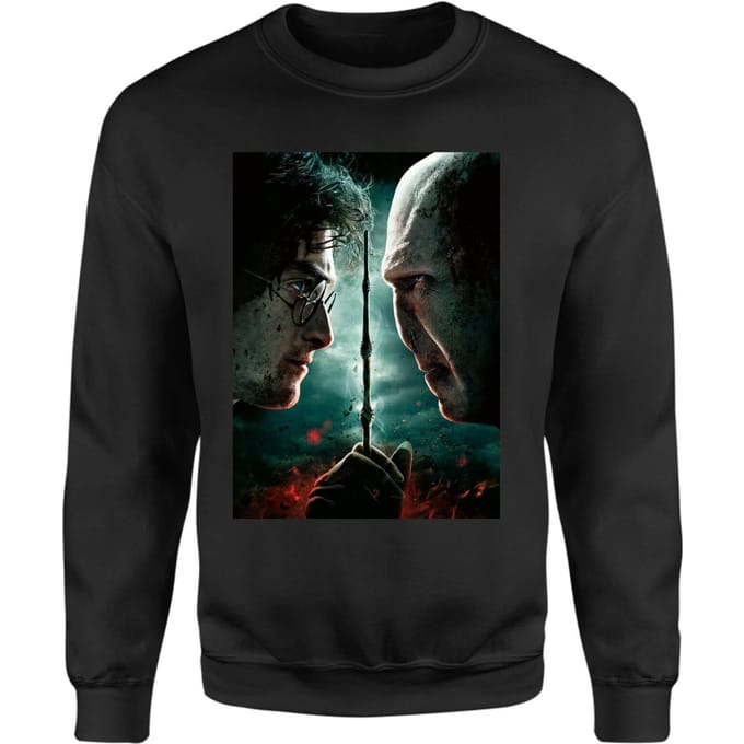 Harry Potter Deathly Hallows - Part 2 Sweatshirt - Black - S