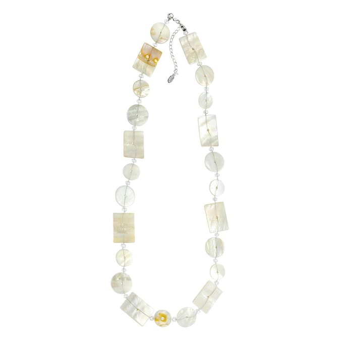 Behave - Lange ketting met schelpen - 79 cm