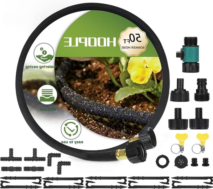 Soaker Hose - Druppelslang - Tuin Bewateren - 80% Waterbesparing - 15 Meter - Zwart