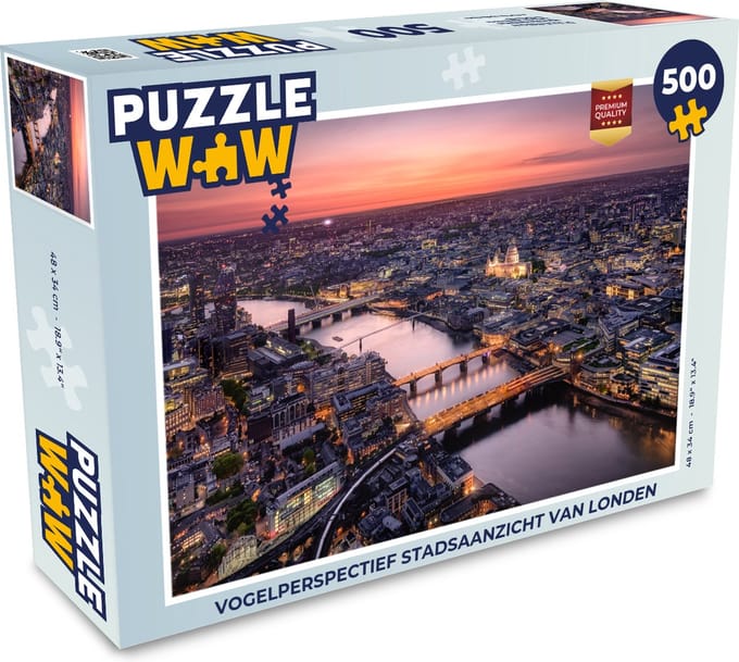 Puzzel stadsaanzicht van Londen - Legpuzzel - Puzzel 500 stukjes
