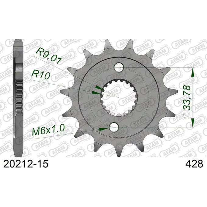 Tandwiel Afam 428 15 dents