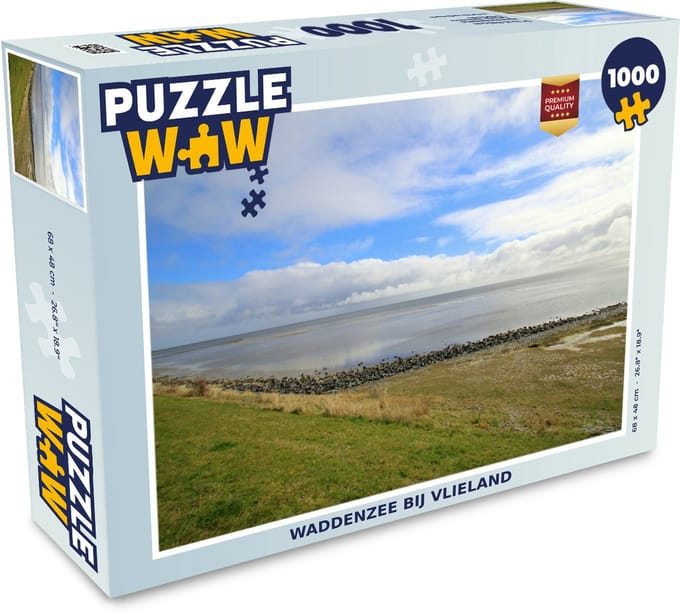 Puzzel Waddenzee bij Vlieland - Legpuzzel - Puzzel 1000 stukjes volwassenen