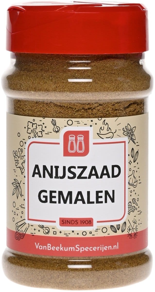 Van Beekum Specerijen - Anijszaad Gemalen - Strooibus 130 Gram