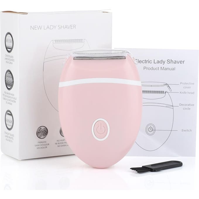 Vrouwen Elektrisch Scheerapparaat Epilator Mini Scheermes Permanent Ontharingsapparaat Hele Lichaam Mes Oksel Intieme Zone Ontharingsapparaat roze