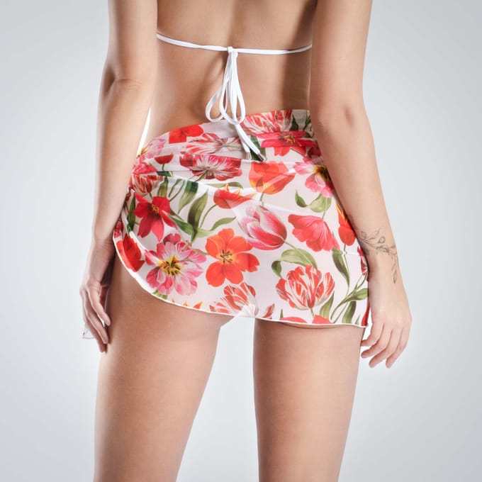 Tropische pareo van Lucky Cheeks | Zomerse strandblikvanger