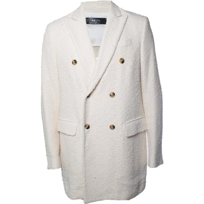 Amiri, witte bouclé blazer